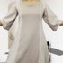 Women's dress made of soft fabric, mix of hemp and cotton